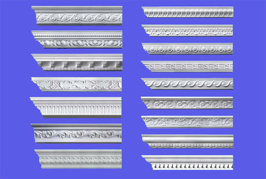 как клеить потолочные плинтуса на обои