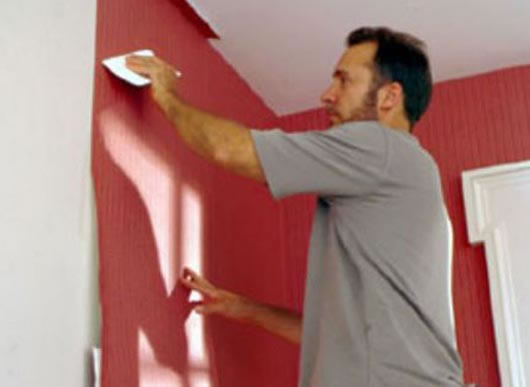 натяжные потолки и поклейка обоев