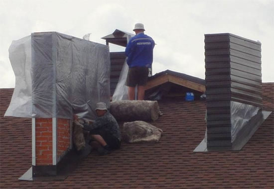 утепление дымохода снаружи