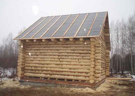 устройство обрешетки крыши бани