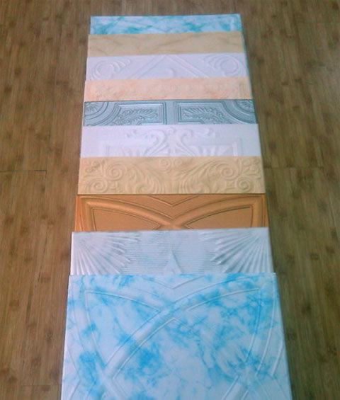 укладка потолочной плитки