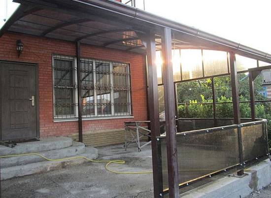 веранды из поликарбоната