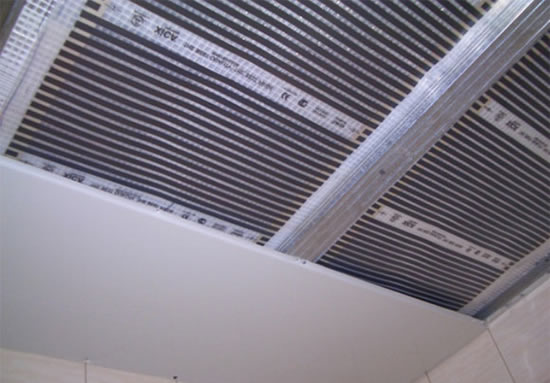 как сделать инфракрасный потолок