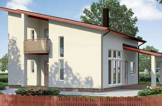 односкатная кровля узлы