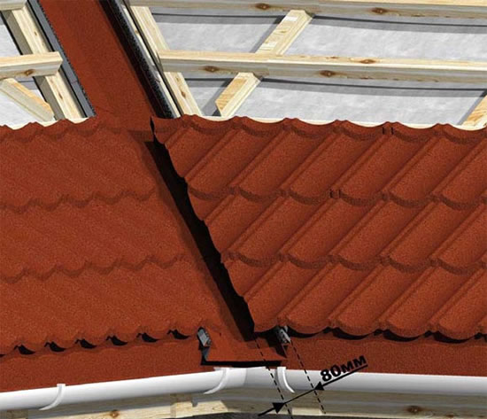 как сделать монтаж композитной черепицы