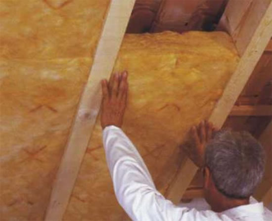 утепление потолка для бани