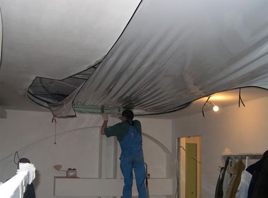 натяжные потолки и ремонт