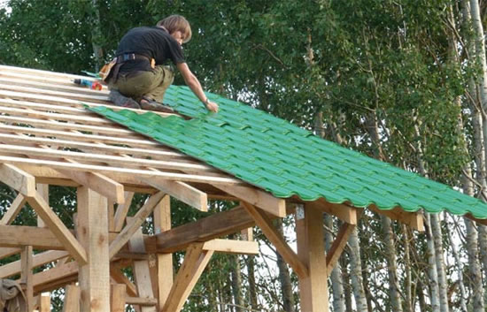 как уложить металлочерепицу