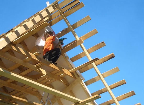 стропила на сруб