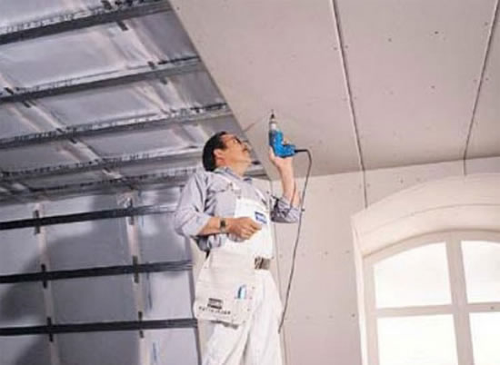 подшивка потолка гипсокартоном монтаж