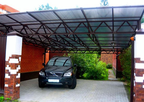 автомобильные навесы из поликарбоната