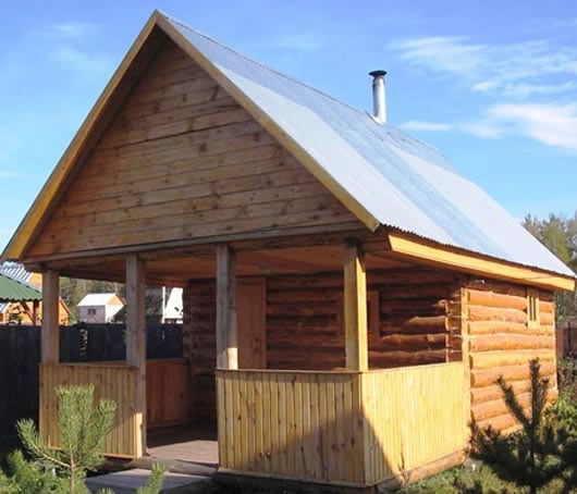 устройство крыши для бани