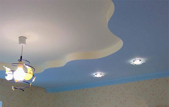 как делать гипсокартонные потолки