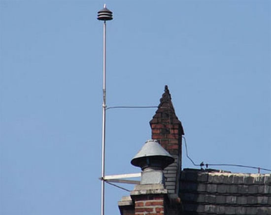 устройство молниезащиты на плоской кровле