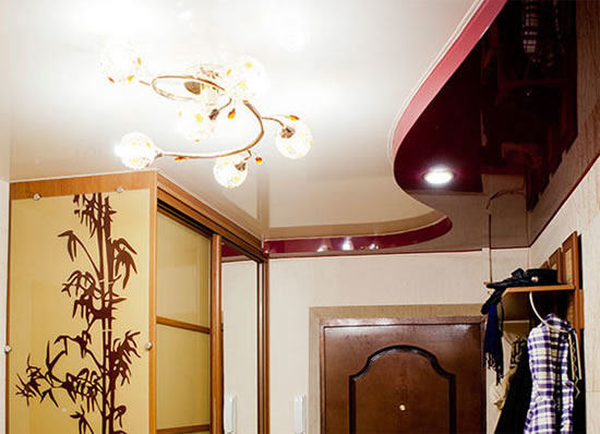 подвесные потолки в коридоре