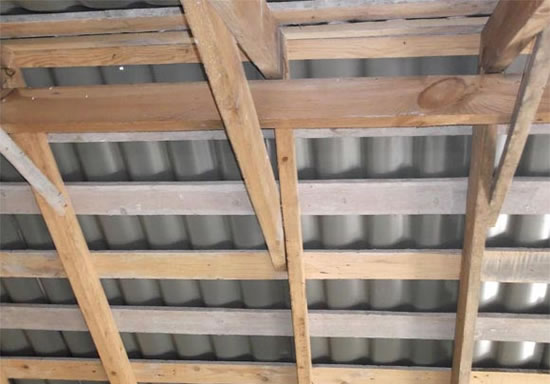 плоский шифер монтаж