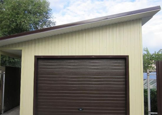 односкатная крыша устройство