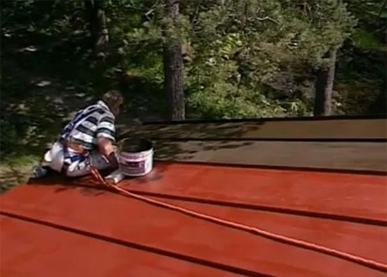 краска для оцинкованной кровли