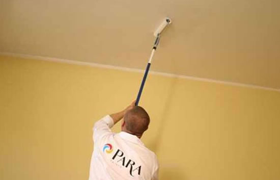 покраска потолка водоэмульсионной краской своими руками