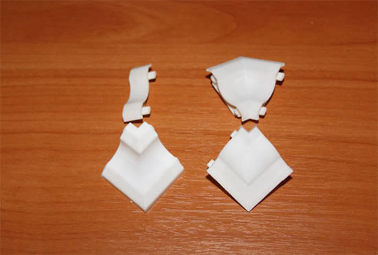 уголки для потолочного плинтуса пвх