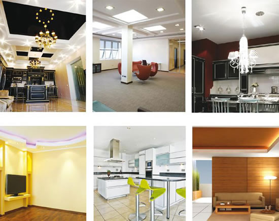 дизайнерские потолки фото