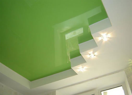 натяжные потолки глянцевые или матовые