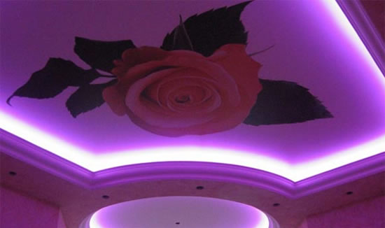 освещение на натяжных потолках