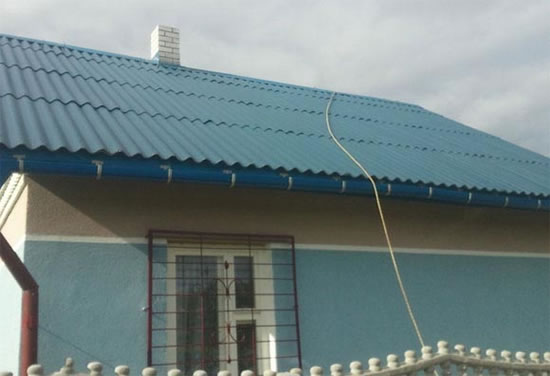 крыша из шифера