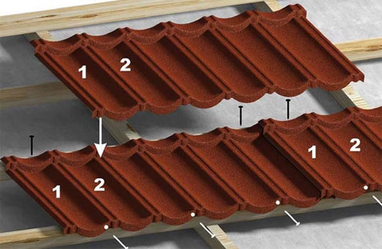 композитная черепица инструкция монтажа