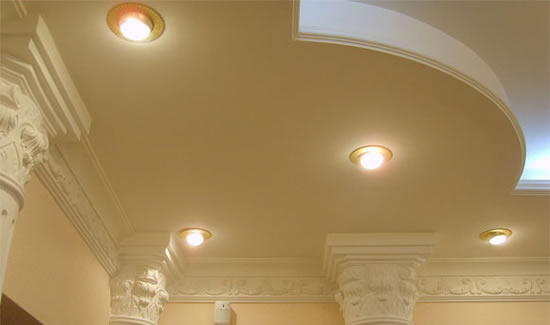 план потолка из гипсокартона