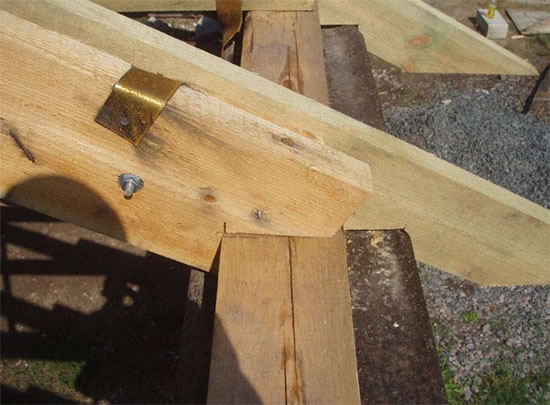 разметка стропил