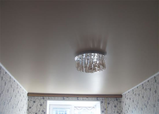 как монтировать натяжной потолок