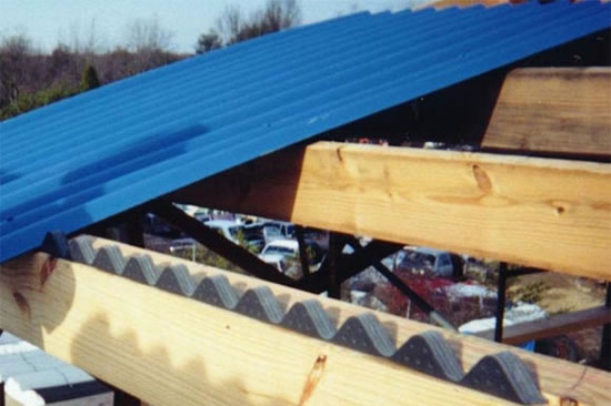 обрешетка крыши под ондулин