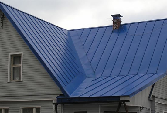 красивая фальцевая кровля