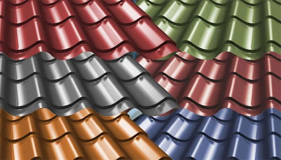 металлочерепица текстура