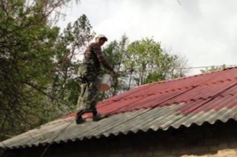 какой краской покрасить шифер