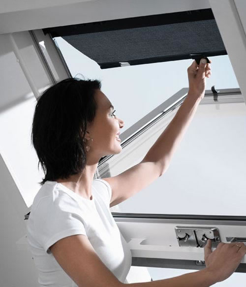 рулонные шторы на мансардные окна