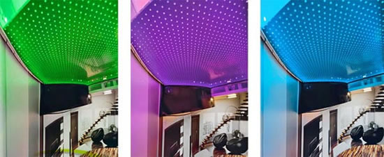 натяжной потолок с перфорацией