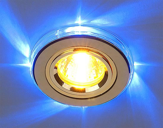 светодиодные светильники в натяжной потолок