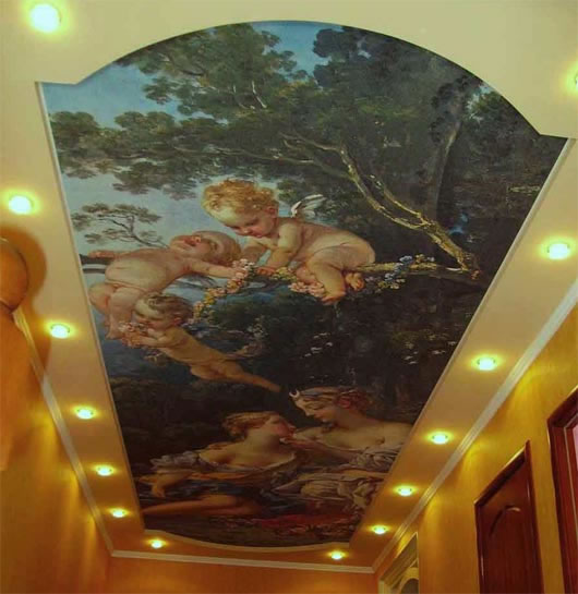 выбор натяжных потолков