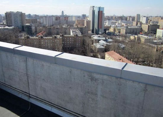 примыкание мягкой кровли к парапету