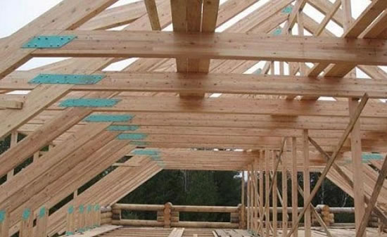 как сделать стропила на баню