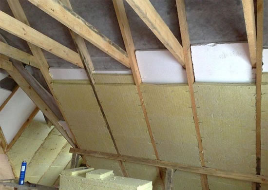 утепление мансарды изнутри пенопластом