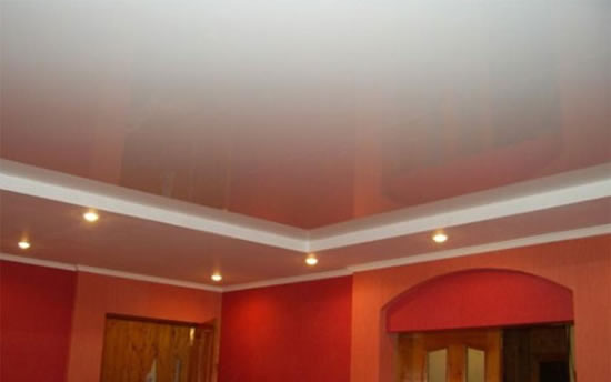 натяжные потолки какое расстояние от потолка