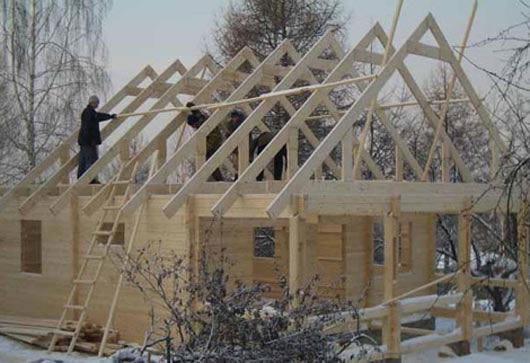 стропильная система крыши бани своими руками