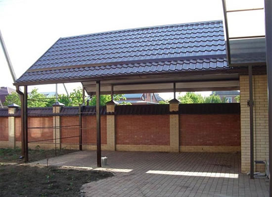 навес над крыльцом