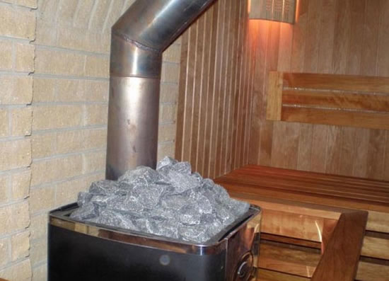 установка дымохода в бане