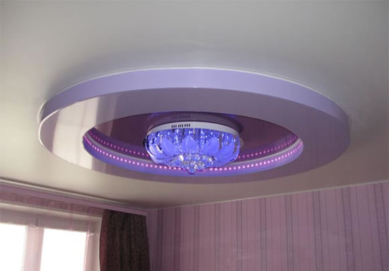 потолочная люстра для натяжного потолка виды