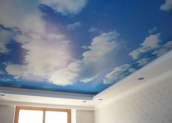 натяжной потолок расстояние до потолка