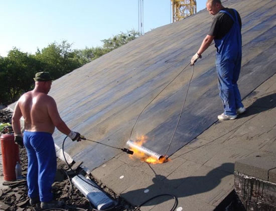 битумная крыша